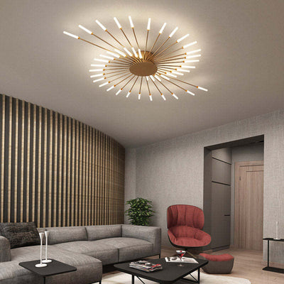 Asterra Modern Ceiling Lamp for Living Room and Bedroom OpalDwell