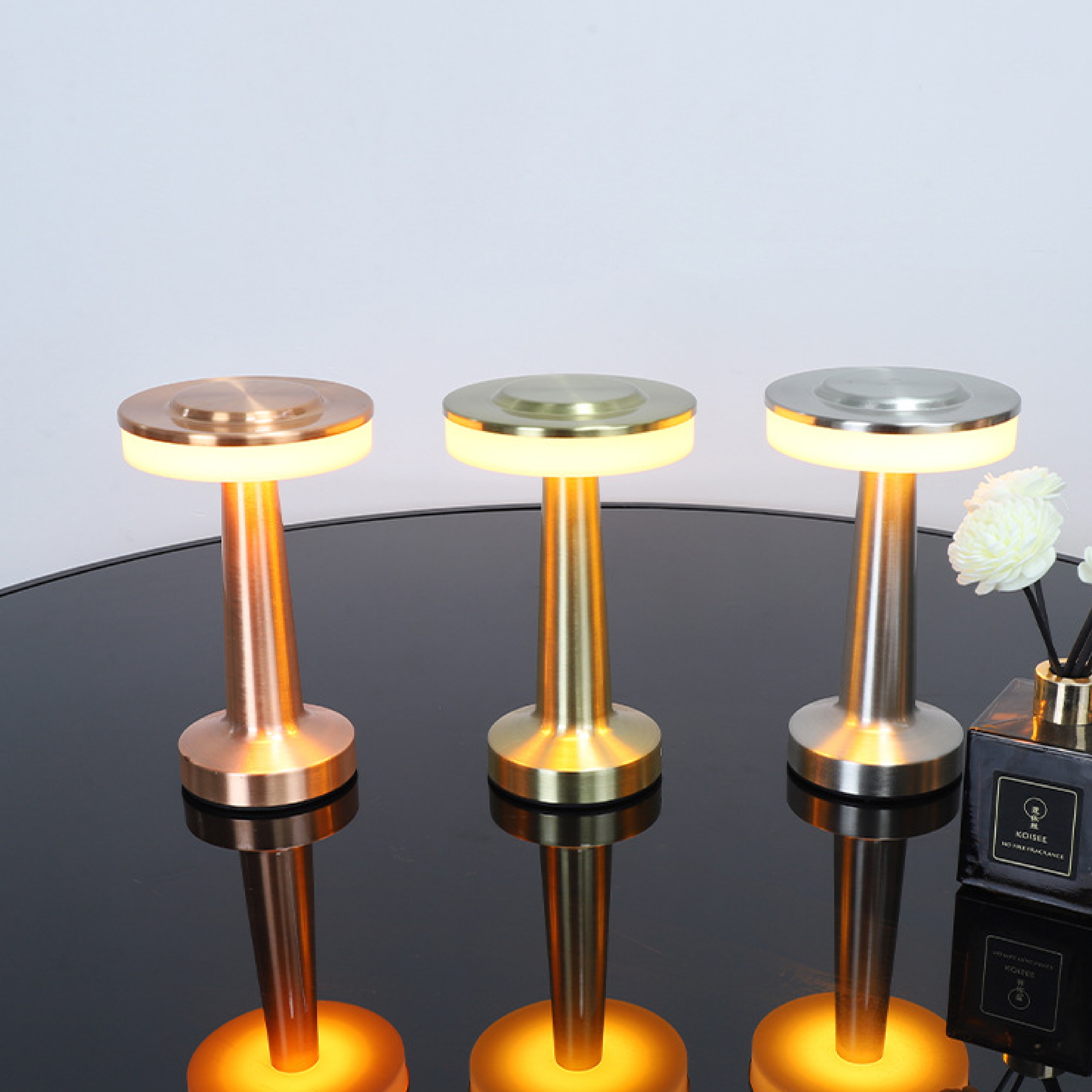 Contemporary Metal Table Lamp, Elegant Decorative Lighting - OpalDwell
