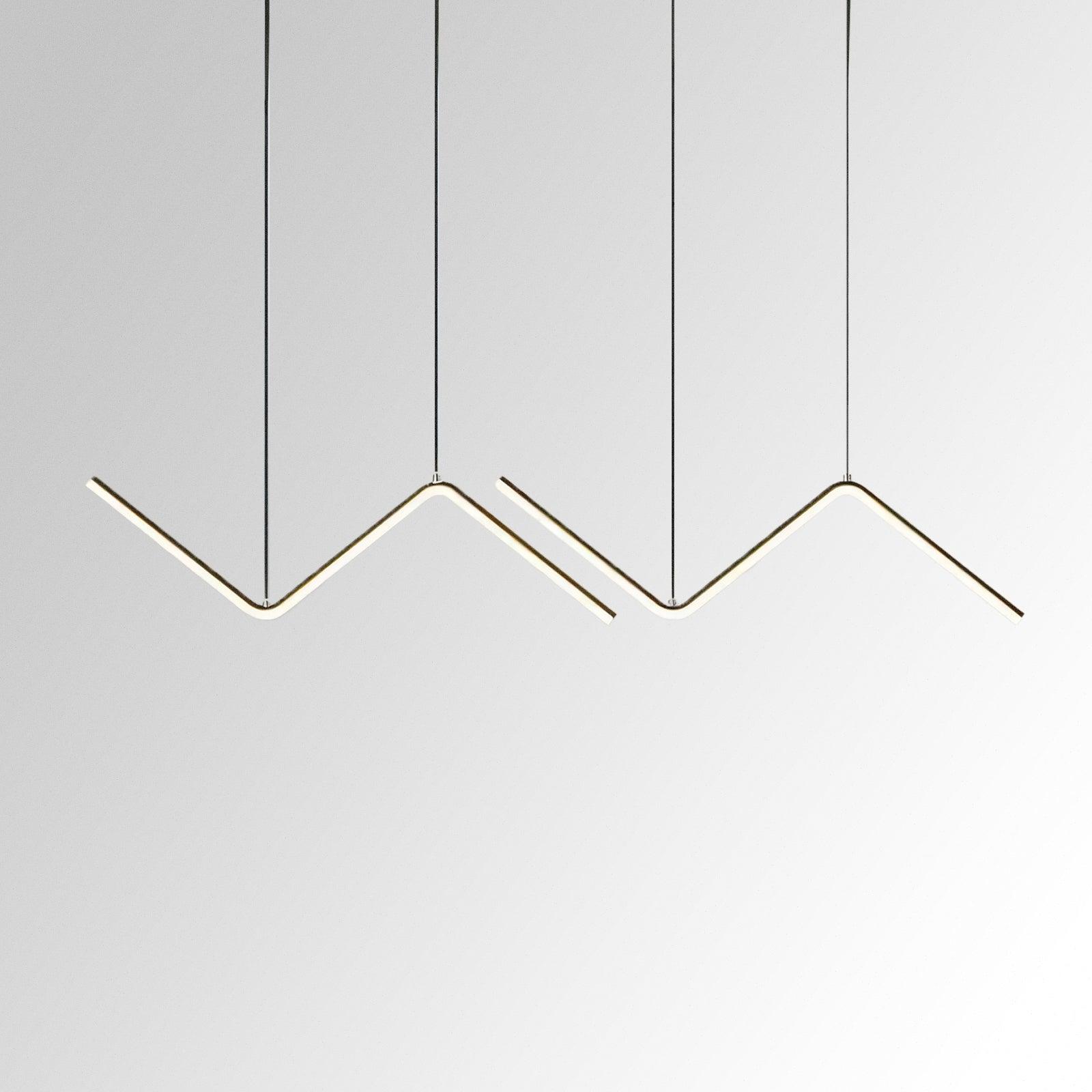 Solenne | Geometric Triangle Chandelier - OpalDwell