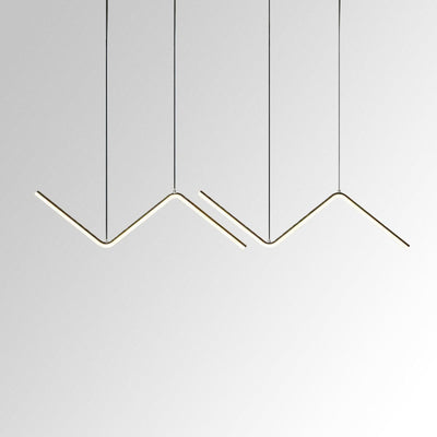 Solenne | Geometric Triangle Chandelier - OpalDwell