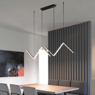 Solenne | Geometric Triangle Chandelier - OpalDwell