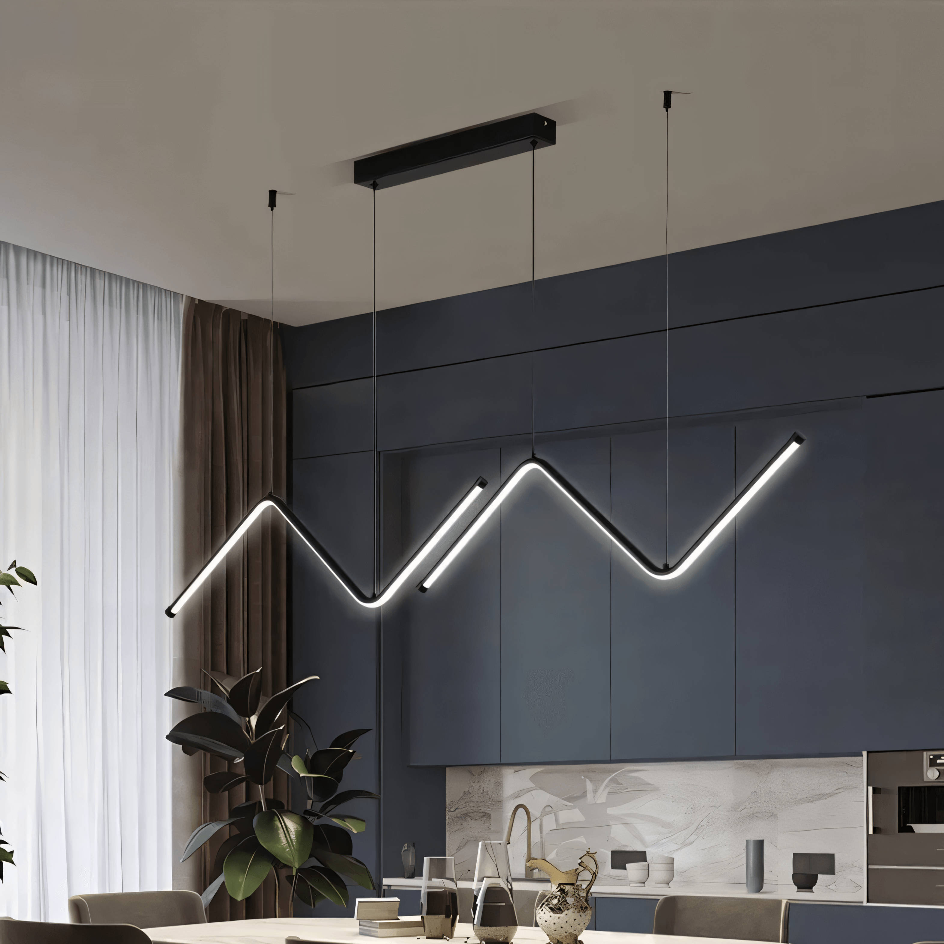 Solenne | Geometric Triangle Chandelier - OpalDwell
