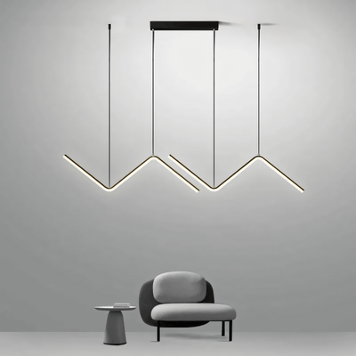 Solenne | Geometric Triangle Chandelier - OpalDwell