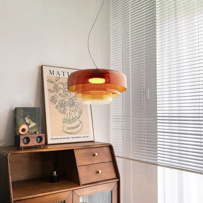 FjordLumen Glass Pendant Light Norwegian Craft Lighting - OpalDwell