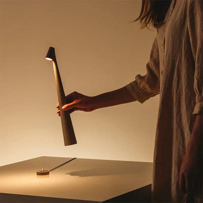 FjordNova Cordless Table Lamp for Wireless Lighting - OpalDwell