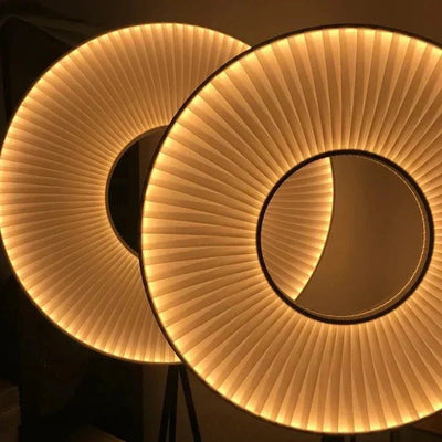 HaloSphere Floor Lamp Modern Minimalist Ambient Lighting OpalDwell