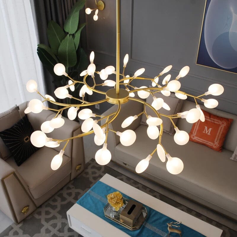Gilded Branch Chandelier - OpalDwell