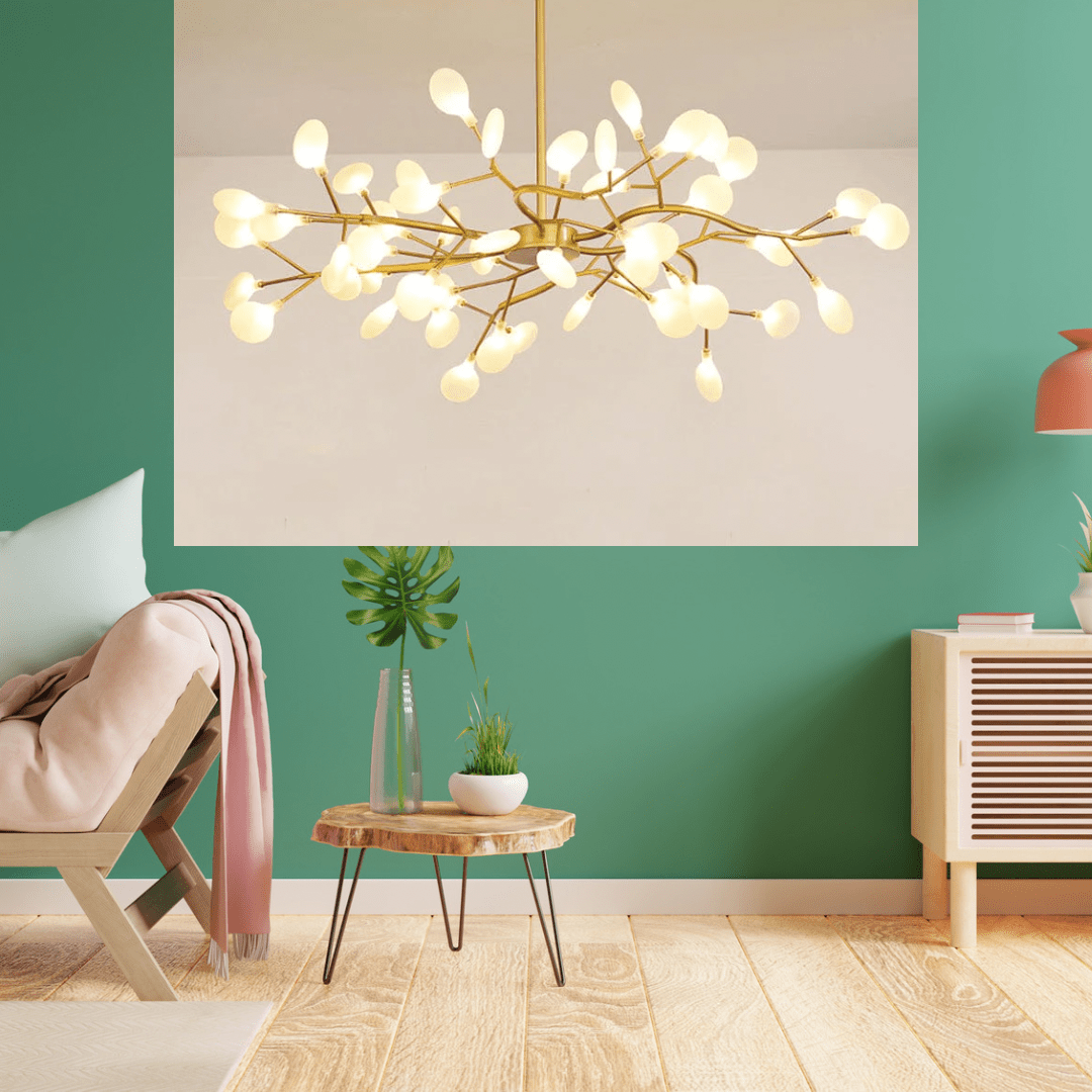 Gilded Branch Chandelier - OpalDwell