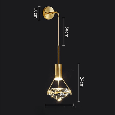 Kestrel | Diamond Sconce - OpalDwell