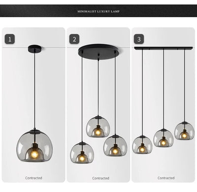 Lucento Glass Pendants - OpalDwell