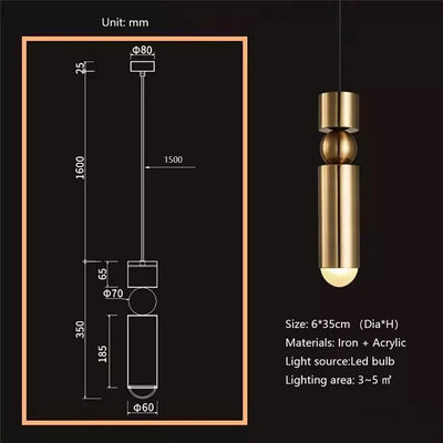 Gilded Bullet Lights - OpalDwell