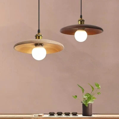 Elvarra Oak Wood Pendant Light With Warm Glow Aesthetic - OpalDwell