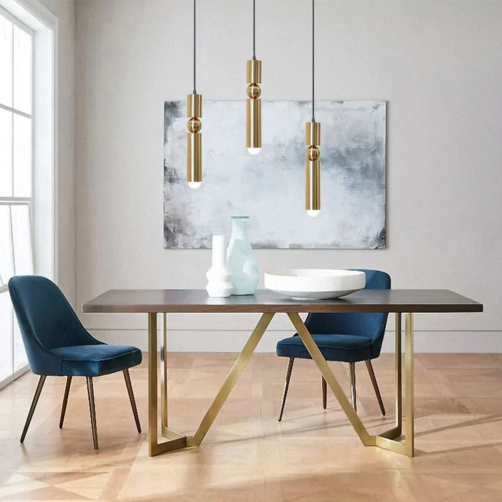 Gilded Bullet Lights - OpalDwell