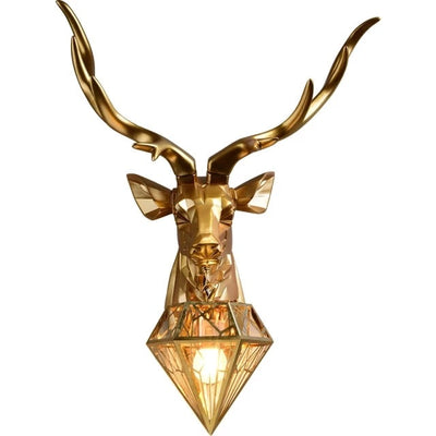 Decorative Antler Head - OpalDwell