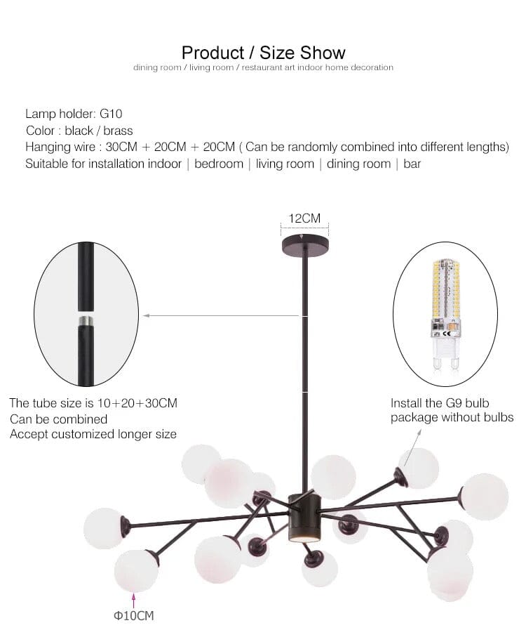 Marlow Bubble Chandelier - OpalDwell
