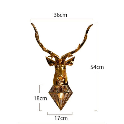 Decorative Antler Head - OpalDwell