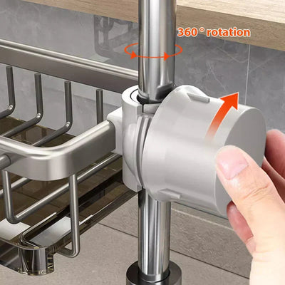 Sink Organizer in Aluminum - OpalDwell
