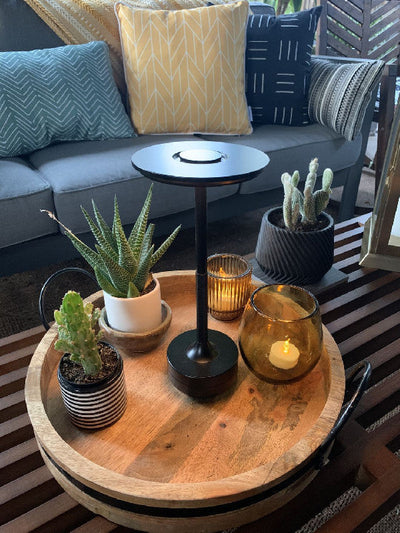 Rechargeable Cordless LED Table Lamp With Touch Dimmer And Modern Metal Design - OpalDwell