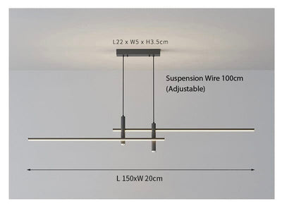 Vellaro | Two Light Chandelier - OpalDwell