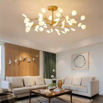 Gilded Branch Chandelier - OpalDwell
