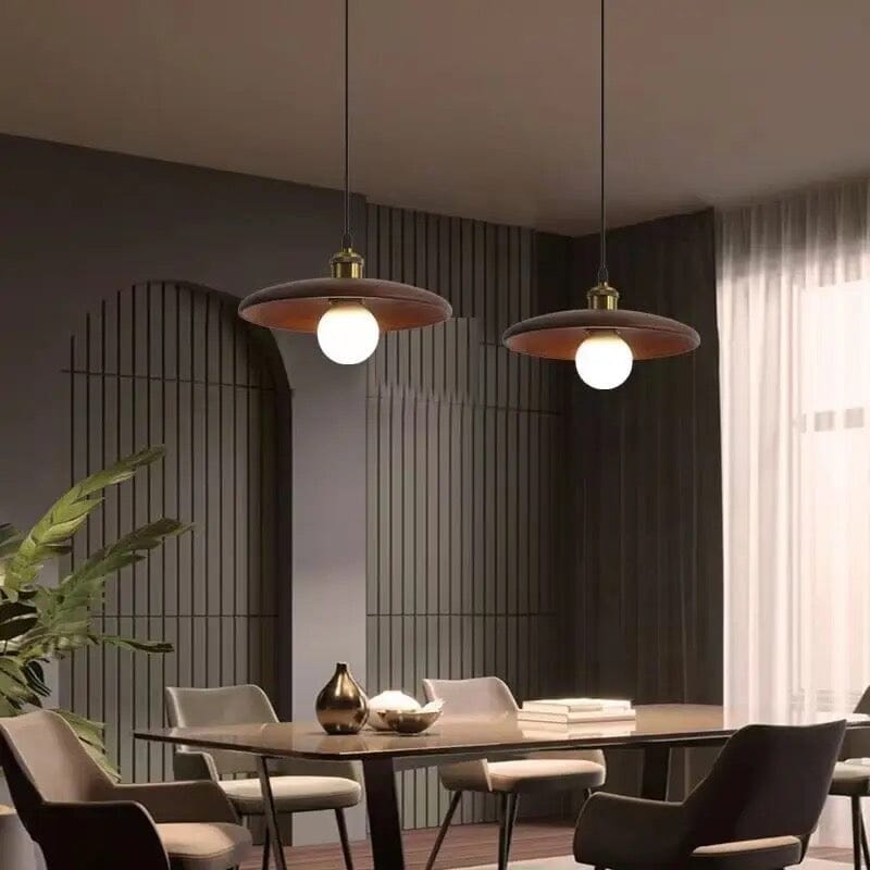 Elvarra Oak Wood Pendant Light With Warm Glow Aesthetic - OpalDwell