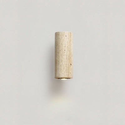 Ebony Travertine Wall Sconce - OpalDwell