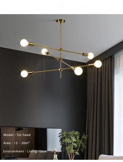 Aurora Bean Chandelier - OpalDwell