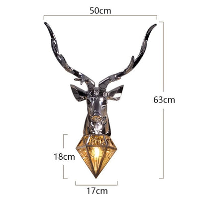 Decorative Antler Head - OpalDwell