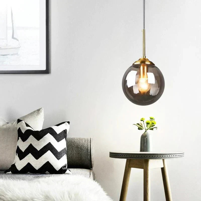 Glass Pendant in Gumdrop Shape - OpalDwell