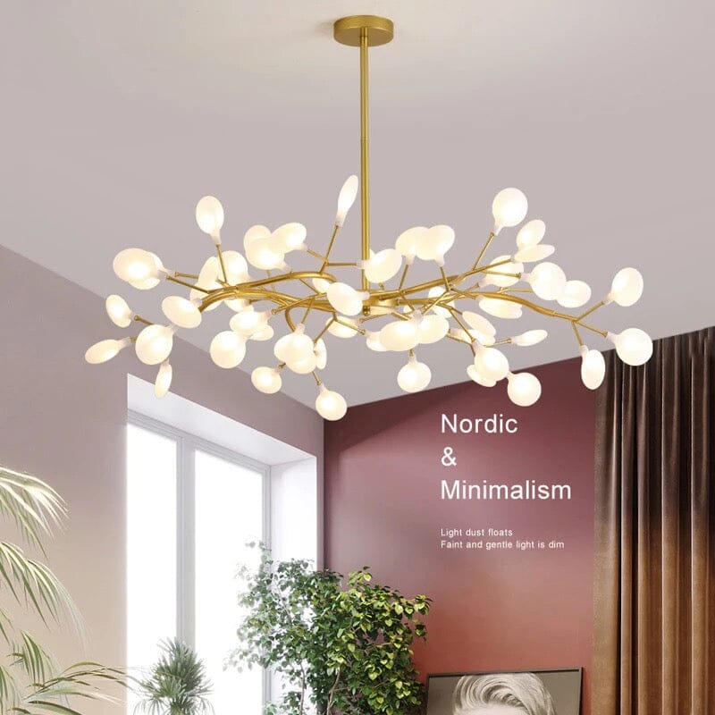 Gilded Branch Chandelier - OpalDwell