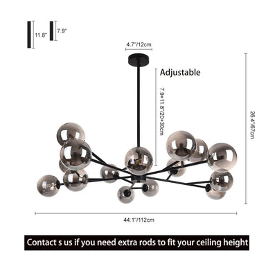 Aureon Sputnik Chandelier - OpalDwell