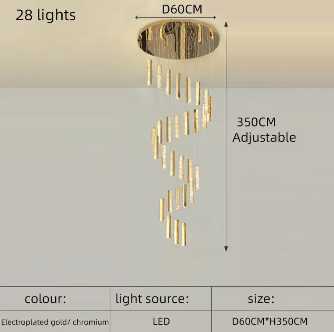 Orabella Chandelier - OpalDwell