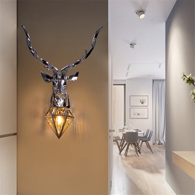 Decorative Antler Head - OpalDwell