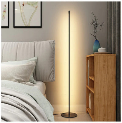 AstraLume Floor Lamp Minimal LED Tube Light for Modern Homes OpalDwell