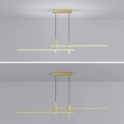 Nexa Linear Pendant Light for Modern Dining Room Lighting - OpalDwell
