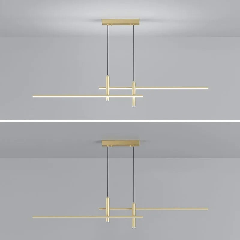 Nexa Linear Pendant Light for Modern Dining Room Lighting - OpalDwell