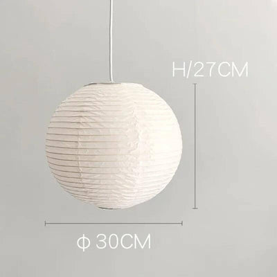 Aurelia Parisian Paper Balloon Pendant Light With Warm Glow - OpalDwell