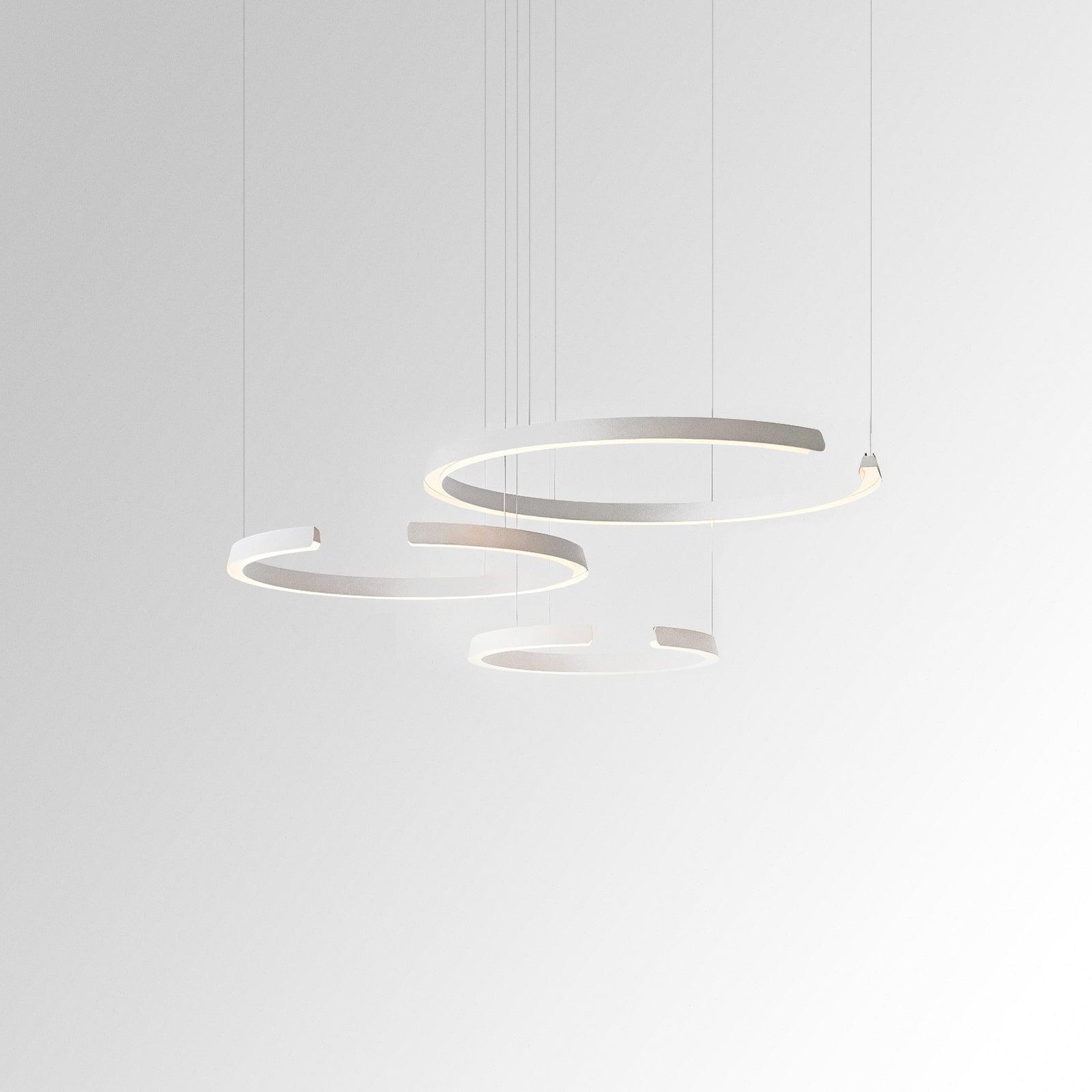 Marvella | Geometric Ring Chandelier OpalDwell