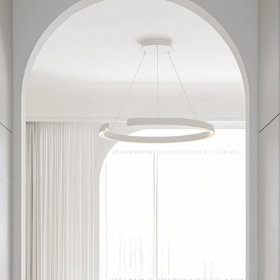 Marvella | Geometric Ring Chandelier OpalDwell