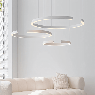 Marvella | Geometric Ring Chandelier OpalDwell