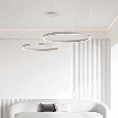 Marvella | Geometric Ring Chandelier OpalDwell
