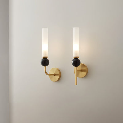 Silva Marble Vertical Wall Light for Modern Interiors OpalDwell