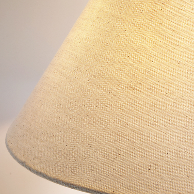Marble And Linen Accent Table Lamp - Modern Decorative Light - OpalDwell