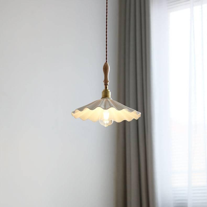 LunaCore Textured Ceramic Kitchen Island Pendant Light - OpalDwell