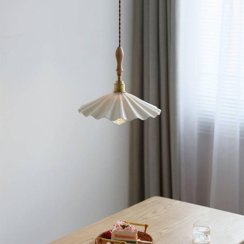 LunaCore Textured Ceramic Kitchen Island Pendant Light - OpalDwell