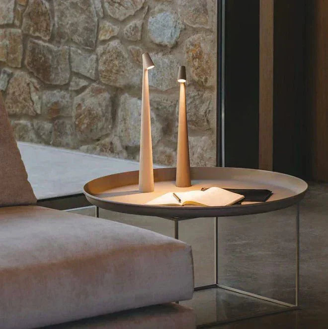 NovaLume Wireless LED Mood Lamp With Touch Control And Adjustable Brightness - OpalDwell