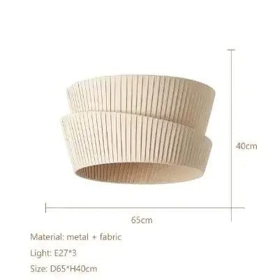 Aurelia Fabric Chandelier | OpalDwell - OpalDwell