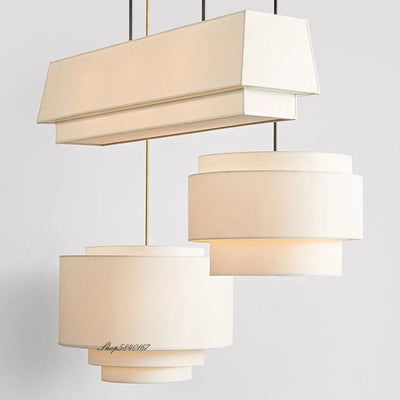 Liora Fabric Pendant Chandelier | OpalDwell - OpalDwell