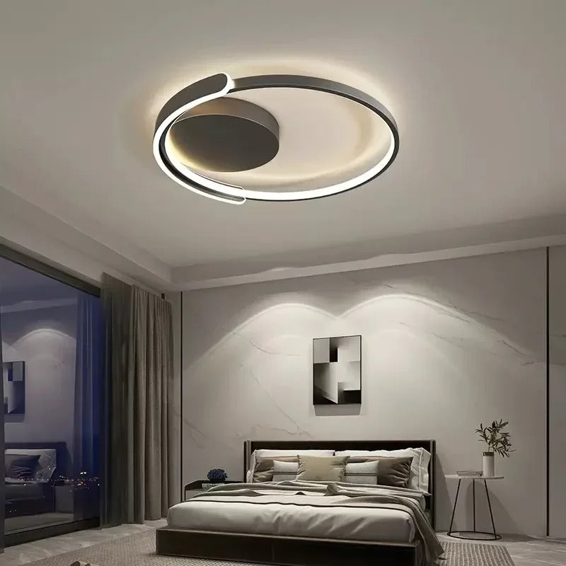 LumaNova Modern LED Ceiling Light With Dimmable Glow - OpalDwell