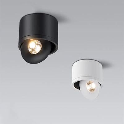 Rotating LED Spotlight With Adjustable Ceiling Downlight Aluminum Design OpalDwell